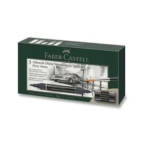 Aquarellmarker Albrecht Dürer, Grautöne, 5 Stück Faber-Castell 160306